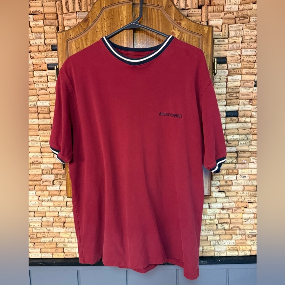 Vintage Y2K Abercrombie & Fitch cotton crew neck lined tee size XL